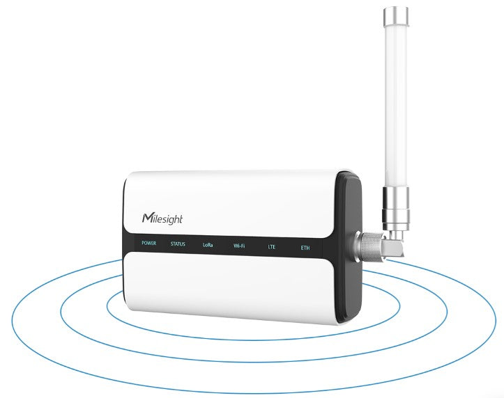 Gateway LoRaWAN Semi-Industrial / 8 Canales / IP65 / Cobertura 2 km Urbana / PoE / CPU Quad-Core / para BMS con BACnet y Modbus