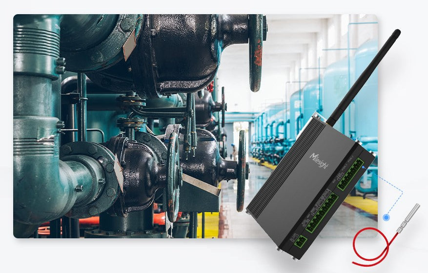 Controlador IoT Multifunción / Automatización Industrial y Monitoreo Remoto / Comunicación LoRaWAN / 2 Entradas RTD / 16 Comandos IF-THEN