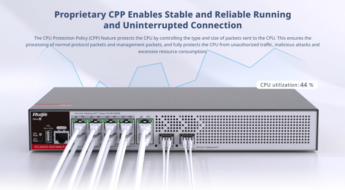 Switch PoE+ Empresarial 125 Watts, Administrable L2+, 8 Puertos PoE Gigabit , 2 Puertos Uplink Gigabit y 2 Puertos Uplink SFP 2.5G