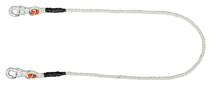Cables de Protección con Cuerda de Polipropileno de 9/16'' Seguro Doble.
