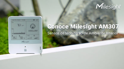 Monitor Ambiental IAQ LoRaWAN / 9 Sensores (CO2, TVOC, Temp, Hum) / Display E-ink 4.2 Pulgadas / Certificación WELL / Monitoreo para BMS y Edificios