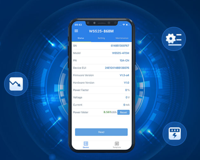 Tomacorriente Inteligente LoRaWAN / Control de Energía y Automatización / Medición de Consumo / Protección contra Sobrecarga