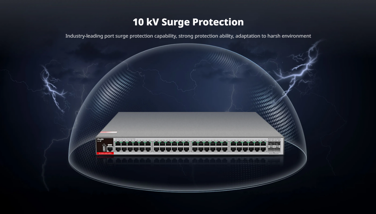 Switch Empresarial, Administrable L2+, 48 Puertos Gigabit y 4 Puertos Uplink SFP 2.5G
