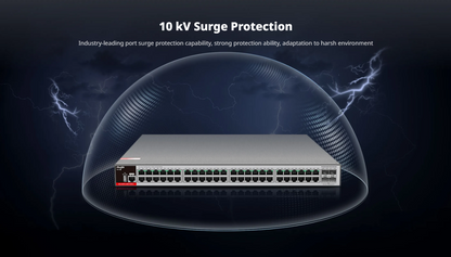 Switch Empresarial, Administrable L2+, 48 Puertos Gigabit y 4 Puertos Uplink SFP 2.5G