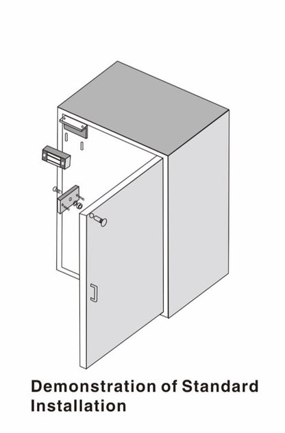 Chapa magnética de 40Kg (88lbs) / Uso en lockers o gabinetes