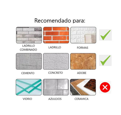 Broca Pasamuros SDS, Sacabocado para Concreto de 65mm con Extensión de 220mm