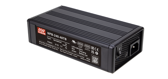 Cargador para Baterías de Plomo Ácido y Litio / 13.5A / 12V / Bancos de 55 a 180 Ah/ Con cable de alimentación