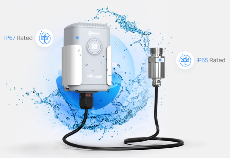 Sensor Industrial de Presión de Tuberías con Conectividad LoRaWAN