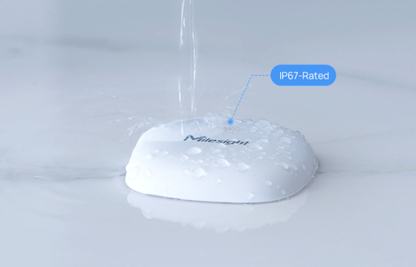 Mini Sensor Inteligente de Detección de Fugas de Agua LoRaWAN / Alarma Inmediata / IP67 / para BMS, Baños Inteligentes y Hogar