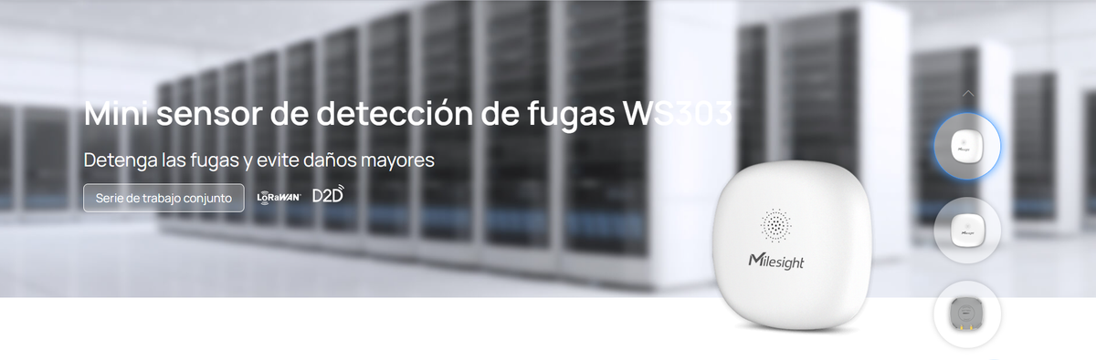 Mini Sensor Inteligente de Detección de Fugas de Agua LoRaWAN / Alarma Inmediata / IP67 / para BMS, Baños Inteligentes y Hogar