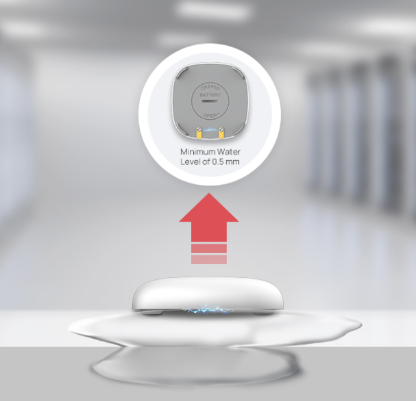Mini Sensor Inteligente de Detección de Fugas de Agua LoRaWAN / Alarma Inmediata / IP67 / para BMS, Baños Inteligentes y Hogar