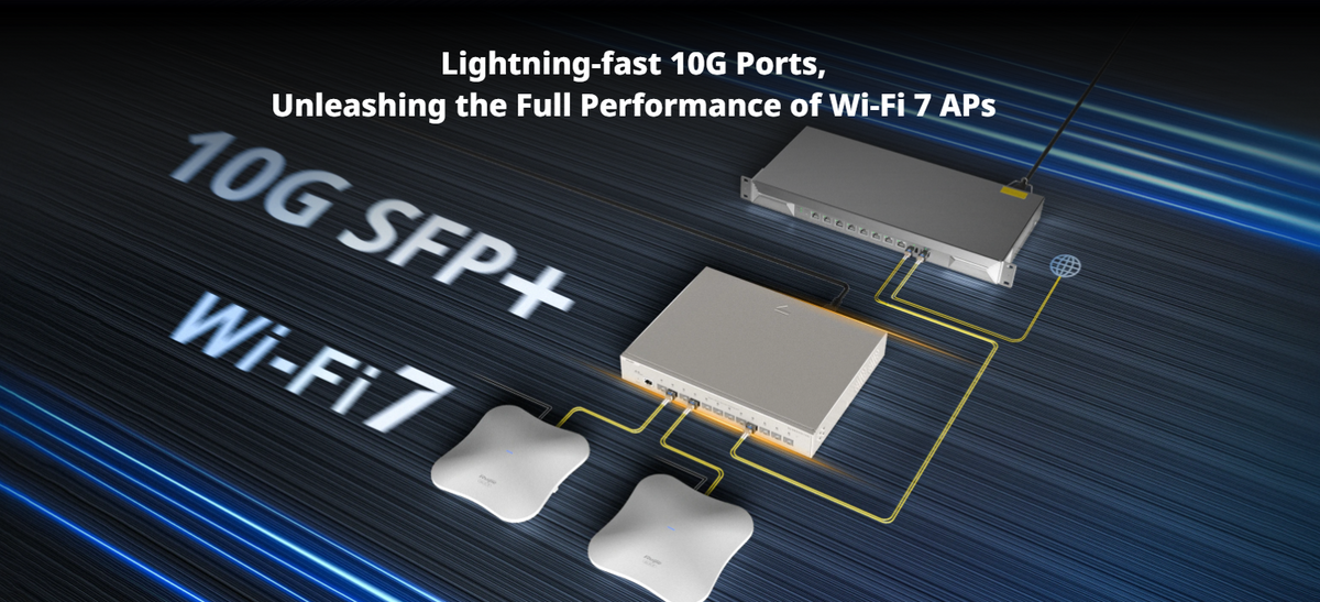 Switch Administrable Full Aggregation Capa 3, 12 Puertos SFP+ 10G y un Puerto MGMT