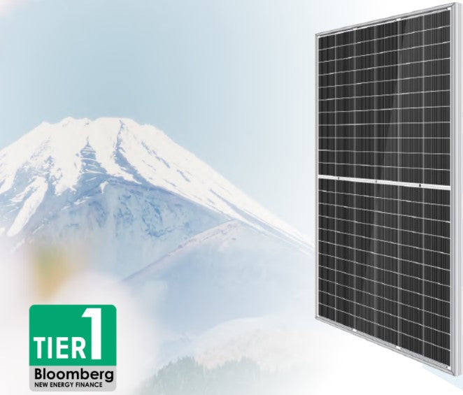Módulo Solar 730 W, Bifacial, 49.4 Vcc, Monocristalino. Celda tipo N, Doble Vidrio