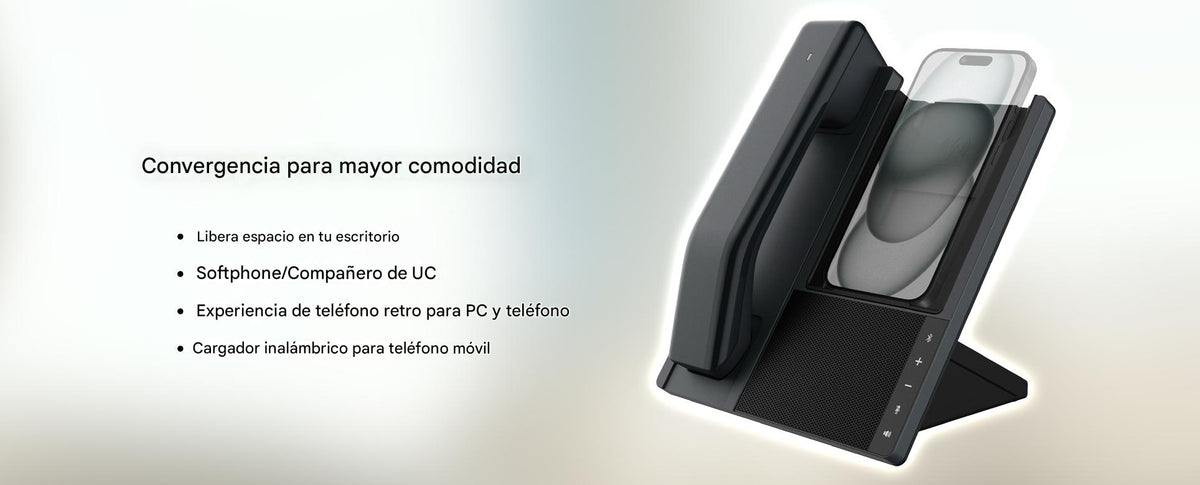 Estación Telefónica Todo en Uno/ Handset Inalámbrico/ Bluetooth / Carga Inalámbrica a Dispositivos Móviles
