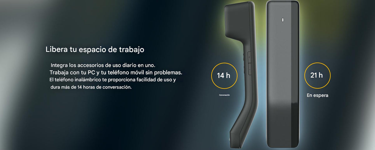 Estación Telefónica Todo en Uno/ Handset Inalámbrico/ Bluetooth / Carga Inalámbrica a Dispositivos Móviles