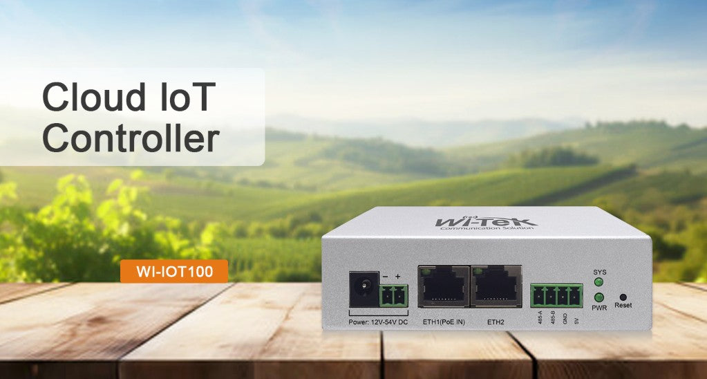 Controlador IoT / 2 Puertos 10/100 Mbps / Administración y Monitoreo desde la nube / Ideal para Sistemas Solares / Múltiples métodos de Alimentación