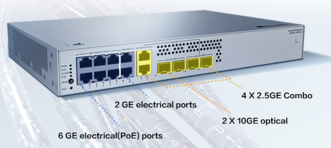 Switch de Acceso eKit Administrable / Capa 2 / 6 Puertos PoE+ Gigabit + 2 Puertos PoE+ Multi-Gigabit (2.5 Gbps) + 2 Puertos Gigabit + 2 Puertos SFP +