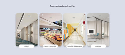 Altavoz de techo para voceo y paging, 2 líneas SIP, potencia de hasta 10W, alimentación vía PoE