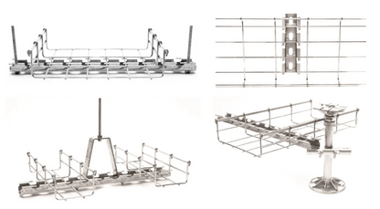 Sujetador Universal Profundo Multiusos, Tramos de 3 metros de largo, Con Acabado Electro Zinc, Complemento Ideal Para la Instalación de Charola Tipo