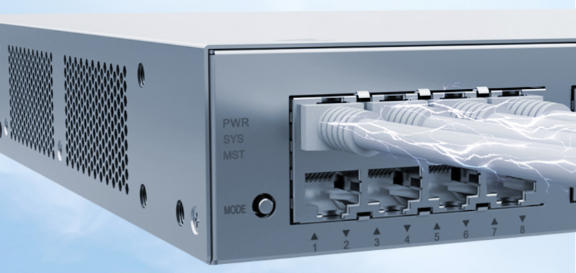 Switch de Acceso eKit Administrable / Capa 2 / 6 Puertos PoE+ Gigabit + 2 Puertos PoE+ Multi-Gigabit (2.5 Gbps) + 2 Puertos Gigabit + 2 Puertos SFP +