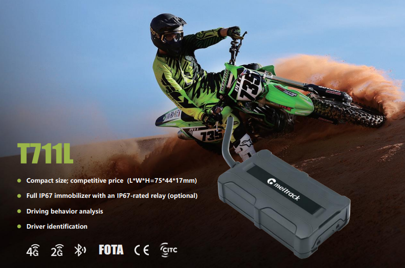 KIT de rastreador vehicular (GPS) IP67 Ideal para Motocicletas y Vehiculos con conectividad 2G y 4G/licencia anual de EPCOMGPSCODE y sim anual