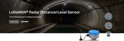 Radar de Distancia LoRaWAN / Nivel en Tanques y Pozos / Medición hasta 12 m / IP68 / Batería 7 Años / Telemetría para BMS y Agua