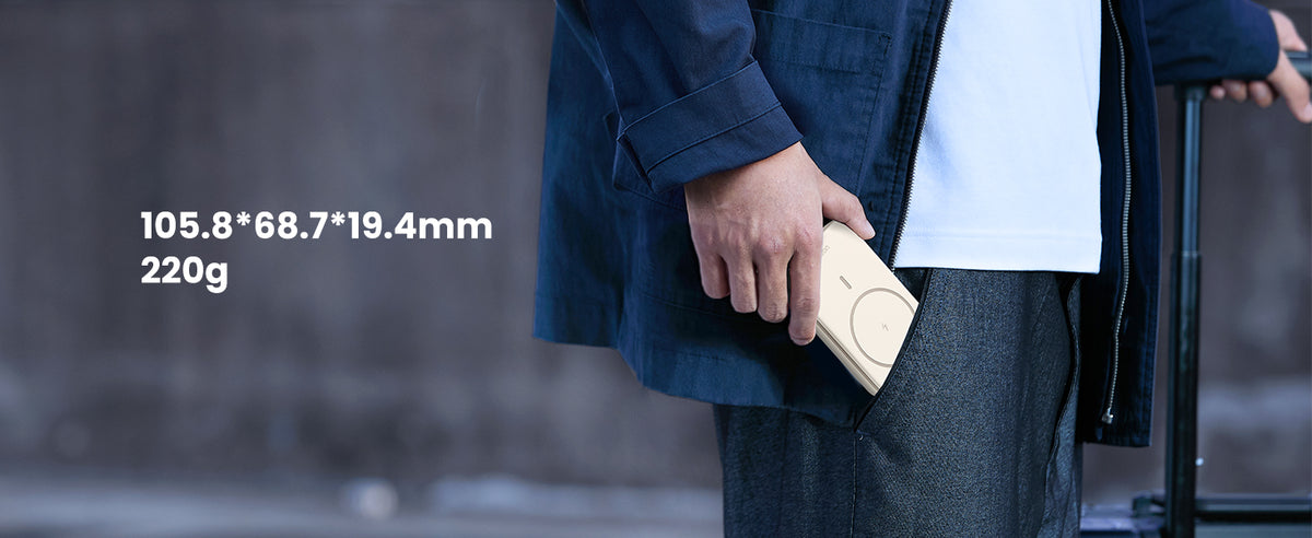 Power Bank MagSafe de 10000mAh | 20W | Carga Inalámbrica y por Cable USB-C | Sistema de Protección Inteligente | Tecnología de Carga Rápida | Ultra