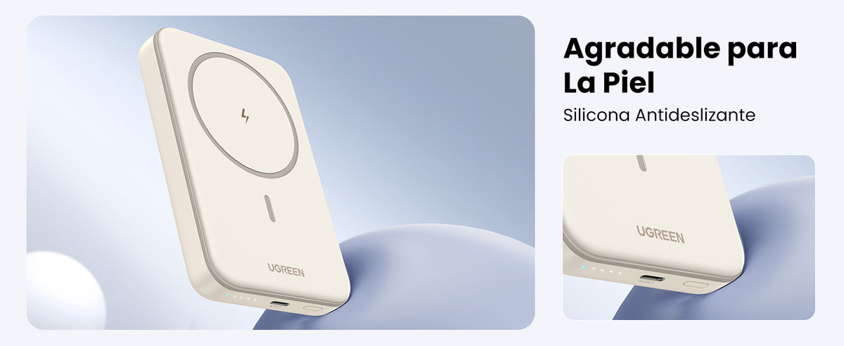 Power Bank MagSafe de 10000mAh | 20W | Carga Inalámbrica y por Cable USB-C | Sistema de Protección Inteligente | Tecnología de Carga Rápida | Ultra