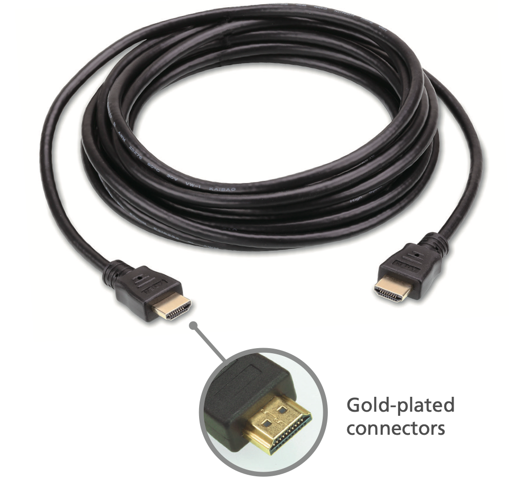 Cable HDMI True 4K de alta velocidad con Ethernet de 1 m