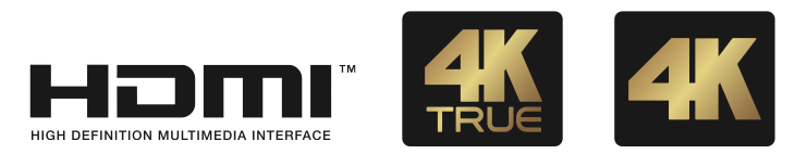 Cable HDMI True 4K de alta velocidad con Ethernet de 3 m