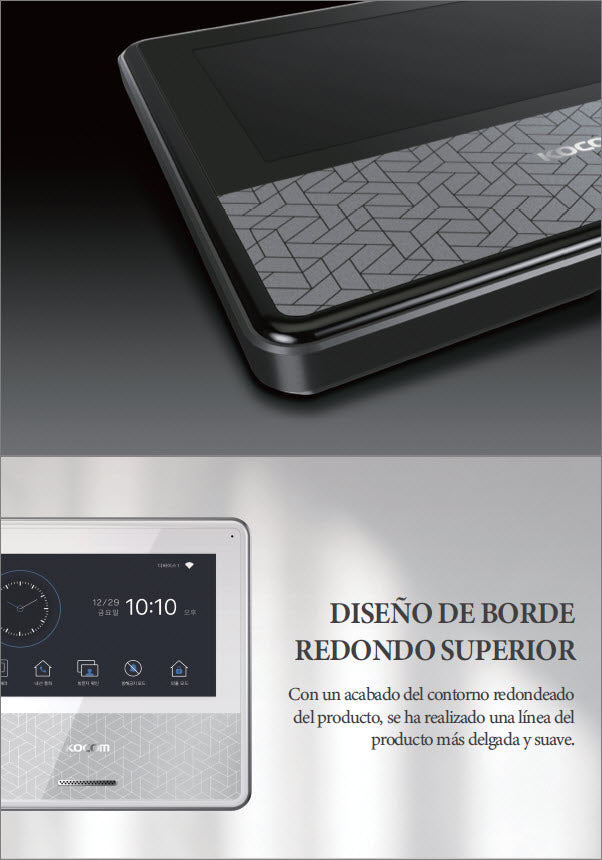 KIT DE VIDEOPORTERO IP COLOR BLANCO / Apertura con app / Súper elegante / Monitor WIFI / Alimentación 110vca
