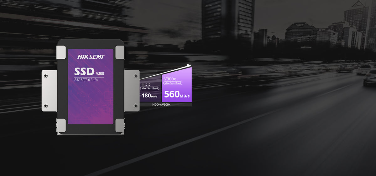 SSD para Videovigilancia / 500 GB / 2.5" / SATA III / Lectura 560 MB/s / Escritura 505 MB/s / Uso 24/7