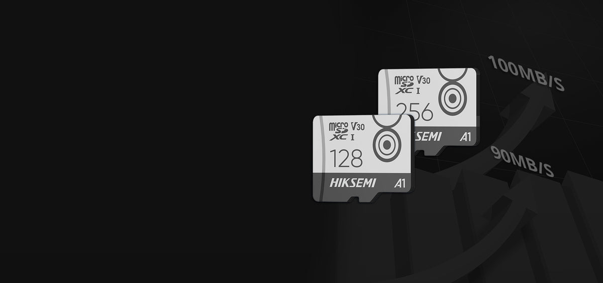 MicroSD HIKSEMI CITY GO / 512 GB / 100 MB/s Lectura / 85 MB/s Escritura / Clase 10 U3 V30 / TLC NAND / Especializada Para Videovigilancia Móvil 24/7