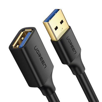 Cable Extensor USB 3.0 / 3 Metros / Macho-Hembra / 5 Gbps / Ultra Durabilidad / Núcleo de cobre estañado 28/22 AWG / Blindaje interior múltiple