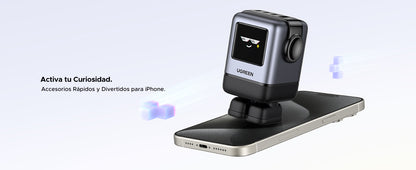 Cargador RobotGaN de 100W Serie UNO | 4 Puertos de Carga Rápida | 3 USB-C | 1 USB-A | PD 3.0 | QC 4.0 | Carga Inteligente | Tecnología GaN II |