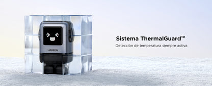 Cargador RobotGaN de 100W Serie UNO | 4 Puertos de Carga Rápida | 3 USB-C | 1 USB-A | PD 3.0 | QC 4.0 | Carga Inteligente | Tecnología GaN II |