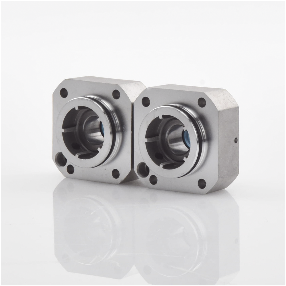 Brida de aluminio delantera para operadores FAAC 402/422