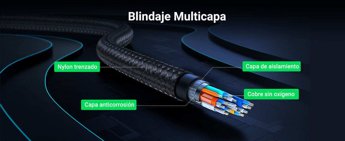 Cable USB-C 3.1 a HDMI 4K | 1.5 Metros (4.92 Pies) | Compatible con Thunderbolt 3 & 4 | Adaptador Tipo-C a HDMI | 4k@60Hz | Soporta Modo Espejo y