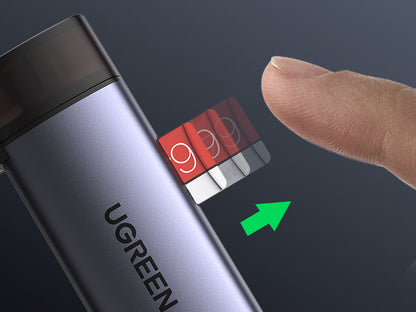 Lector de Tarjetas USB-C + USB-A a MicroSD (TF)/SD | OTG | USB-C 3.1 | 5Gbps | Soporta hasta 2TB | Soporta Windows/Mac OS/Linux/Android | Lectura de