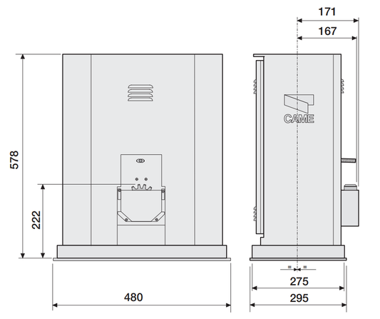 Operador para Puertas Corredizas de hasta 3500 kg y Hasta 17 Metros de Largo / Ideal para Puertas de Grandes Dimensiones