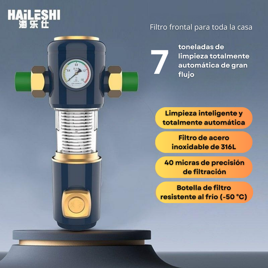 Prefiltro de retro lavado VS sarro, filtro doméstico de alto flujo, protección contra el sarro