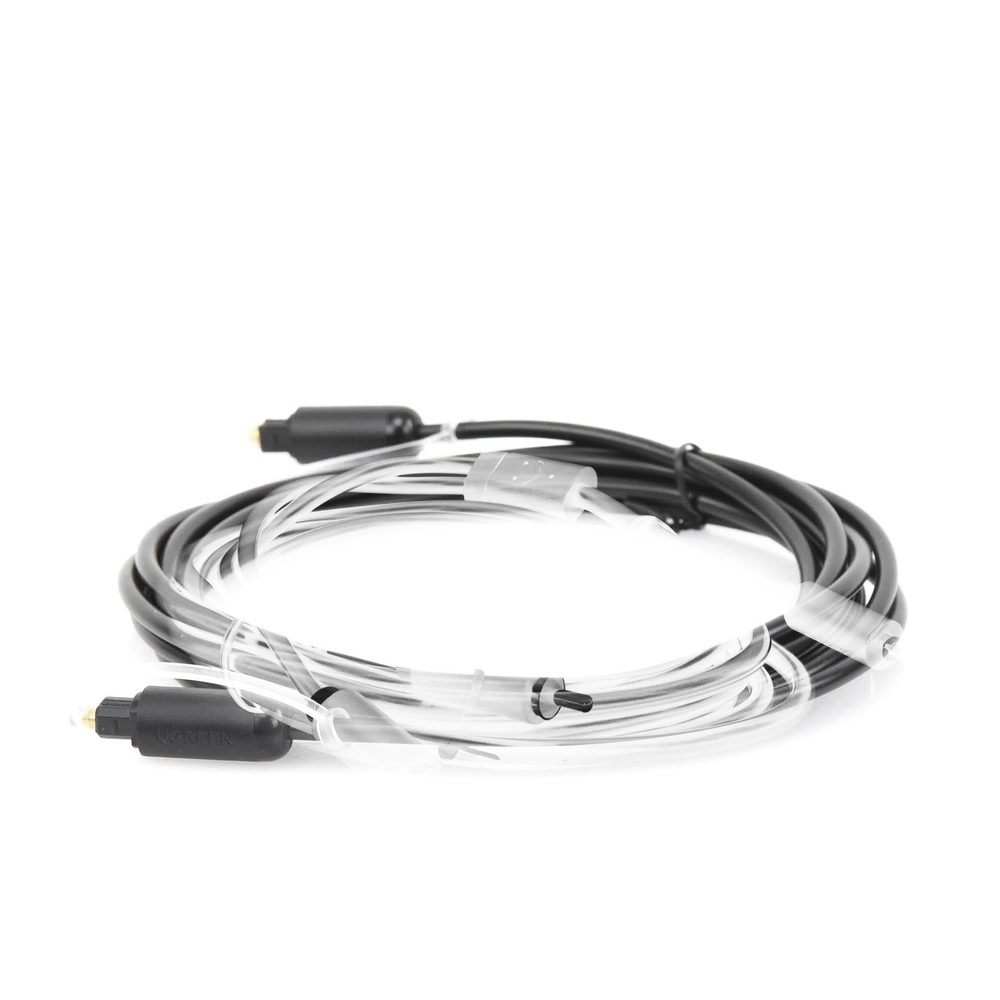 Cable Óptico Toslink (S/PDIF) de Alta Calidad para Audio Digital / 3 Metros (9.84 Pies) / Tapa de Protección / Dolby 7.1 Canales / Diseño Durable
