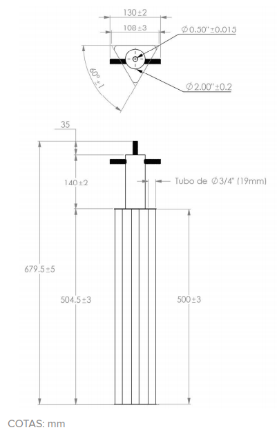 Kit de tierra física modelo TG45AB con Electrodo Magnetoactivo, capacidad: 45 AMP