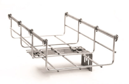 Ménsula Para MallaFils, para montaje en pared, para anchos de charola de 100 mm, con acabado electrozinc