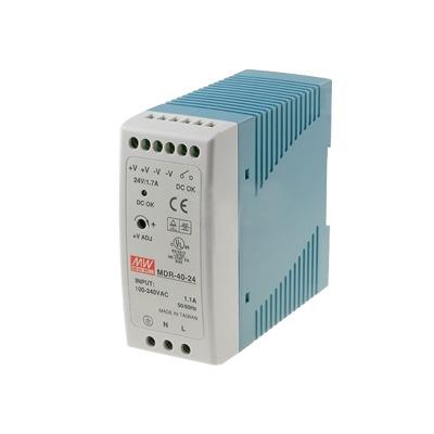 Fuente de Poder Industrial / Entrada 85-264 VCA / Salida 24 VDC 1.7 A 40 W / Riel DIN