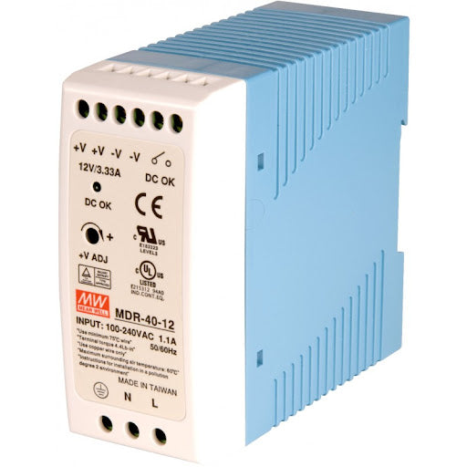 Fuente de poder Industrial Riel Din 12Vcc, 40W