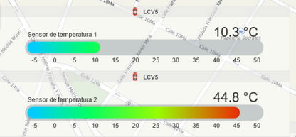 Sensor de temperatura para localizadores vehiculares TRACE5, TRACEPLUS, HCV5, PRO5LITE Y ECO5 / Ideal para vehiculos de transporte y cajas