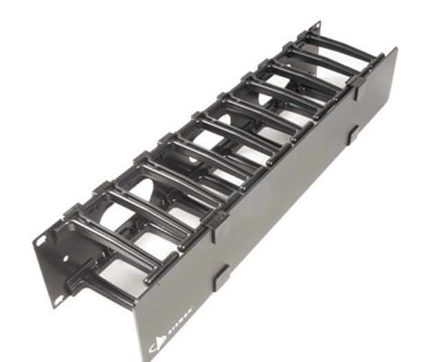 Organizador de Cable Horizontal RouteIT, Sencillo, Para Rack de 19in, 4in de profundidad, 1UR