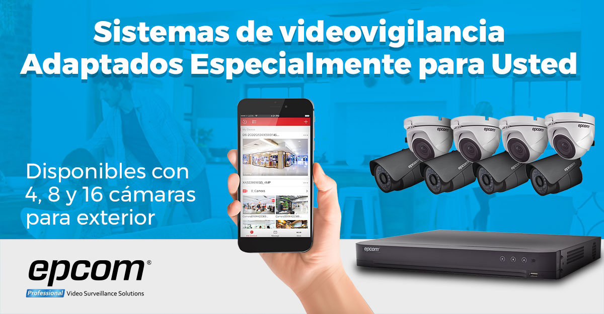KIT TurboHD 1080p / DVR 8 Canales / 8 Cámaras Bala (exterior 2.8 mm) / Transceptores / Conectores / Fuente de Poder Profesional hasta 15 Vcc para