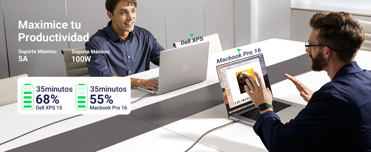 Cable USB-C a USB-C | 3 Metros | Carga Rápida de hasta 100W | Transferencia de datos 480 Mbps | PD3.0 | QC4.0/3.0/2.0 | FPC | AFC | Protección